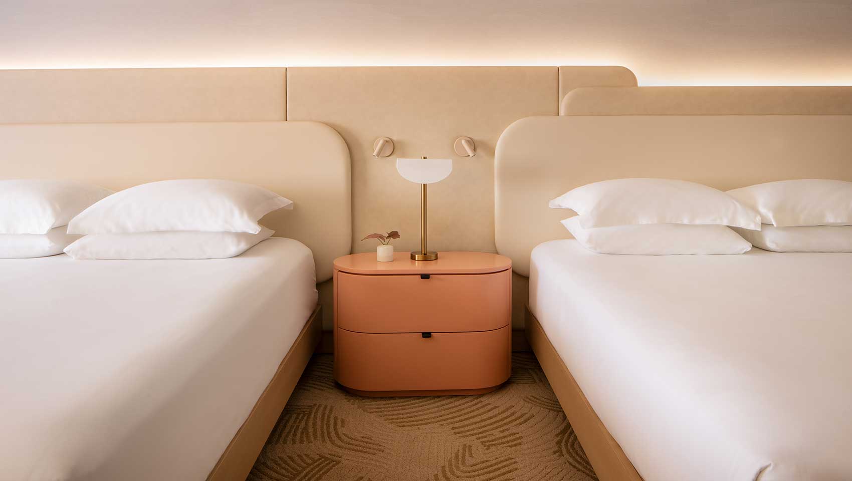 Two Queen guestroom at Miralina