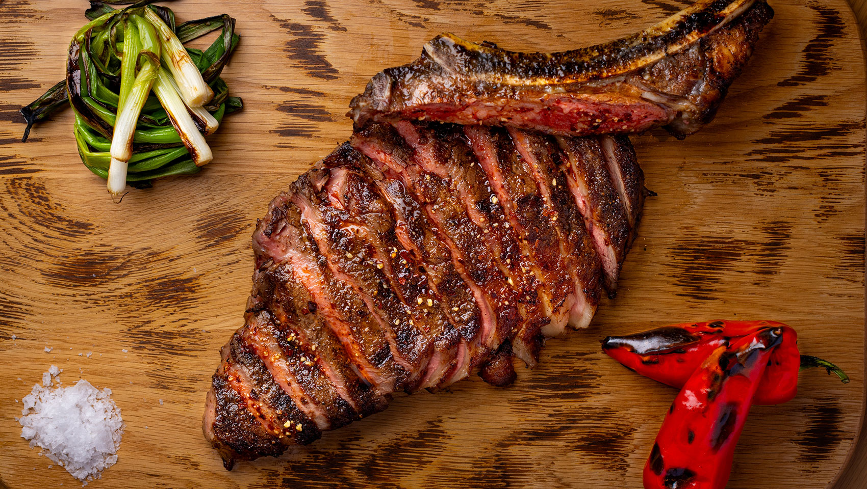 Steak entrée at Hecho Libre