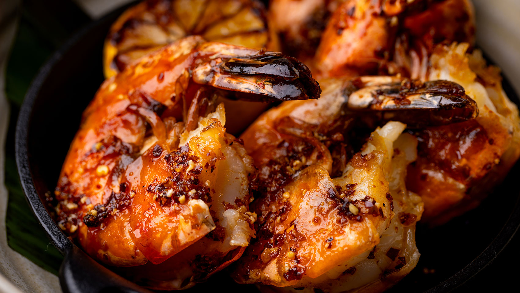 Shrimp Dish at Hecho Libre