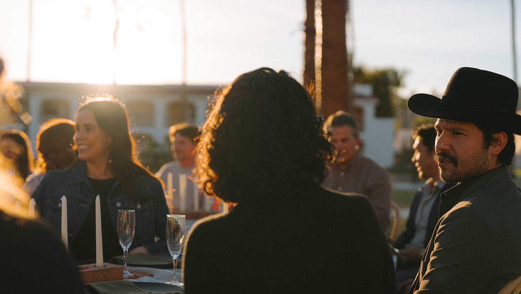 Guests at Miralina at an outdoor event