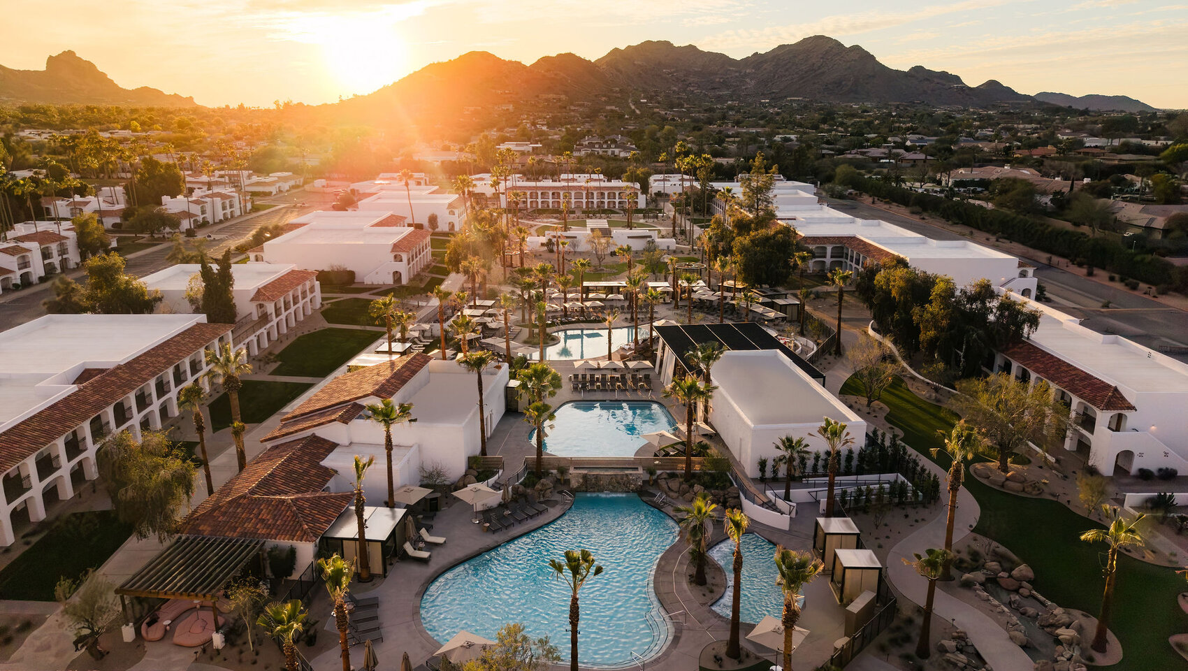 Kimpton Miralina Resort grounds from above