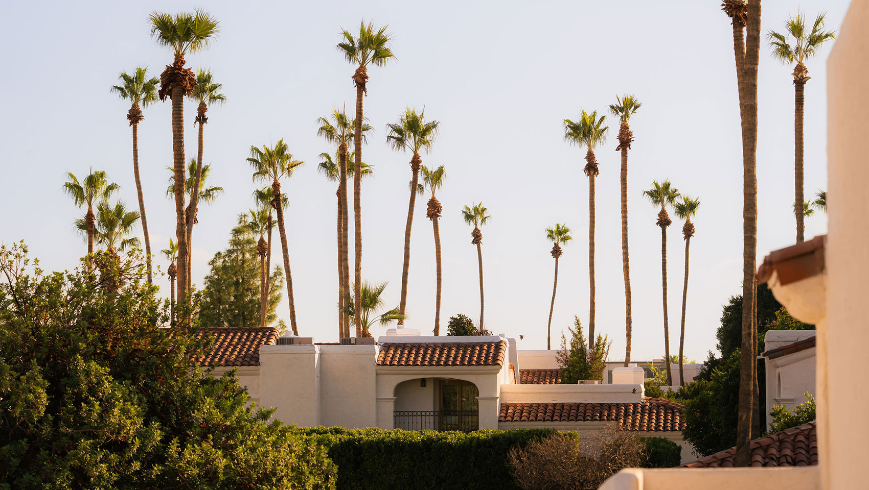 Desert garden at Kimpton Miralina with agave plants and natural stone features