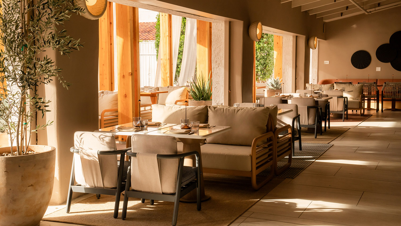 Seating at Hecho Libre