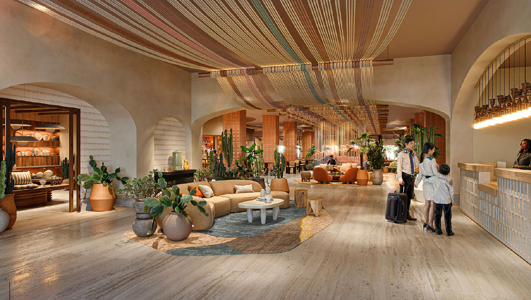 Lobby of Miralina Resort