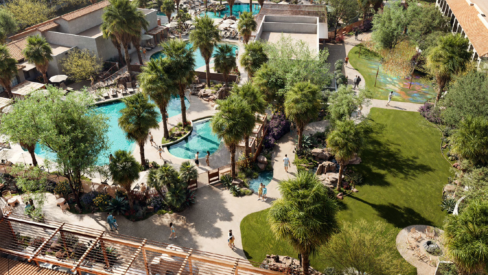 Kimpton Miralina Pool Deck Rendering