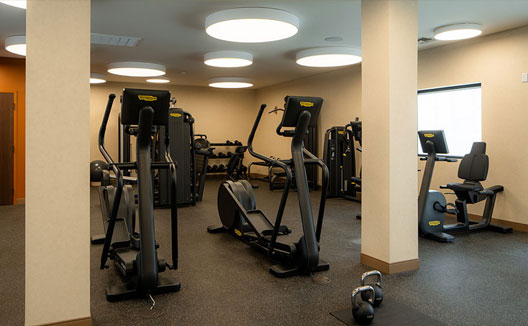 Workout machines at Miralina Gym